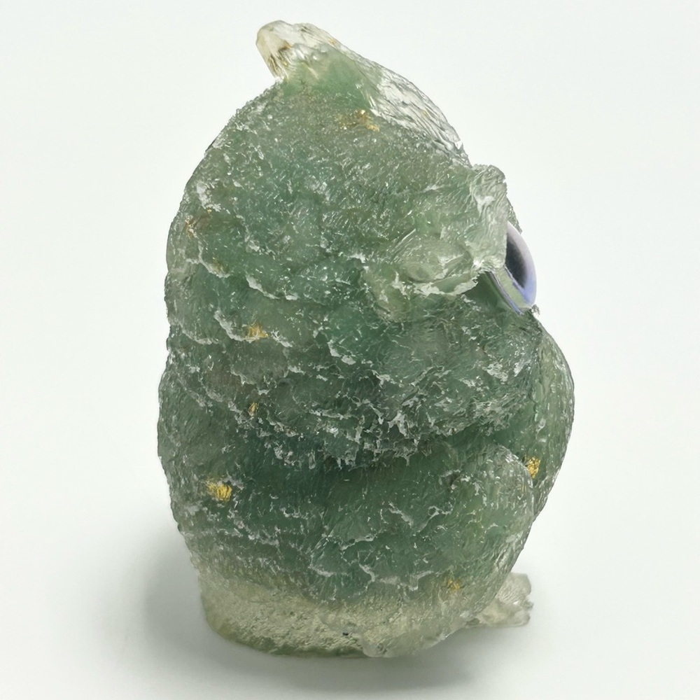 Natural crystal and resin Owl Figurine. PRICE IS FIRM! NO LOWBALL OFFERS! - Picture 5 of 10